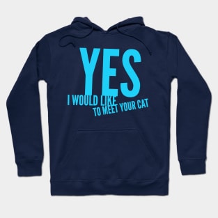 Yes, i would like to meet your cat Hoodie